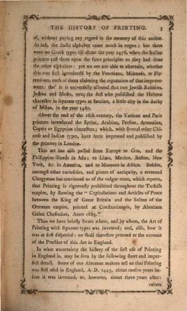 The history and art of printing : In 2 parts