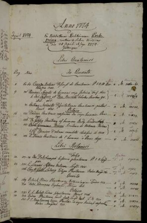 Ex Bibliothecae Richterianae Parte prima, continente Libros medicos [...].