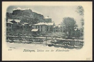 228, Tübingen, Schloss von der Alleenbrücke.