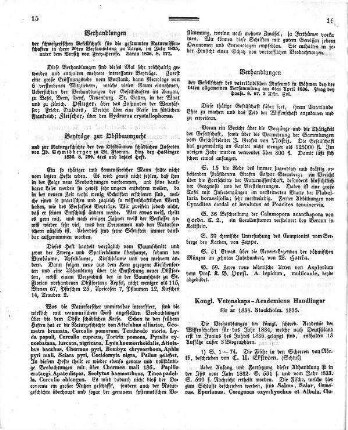 Kongl. [Svensk] Vetenskaps-Academiens Handlingar för år 1834. - Stockholm [: Almqvist & Wiksell], 1835