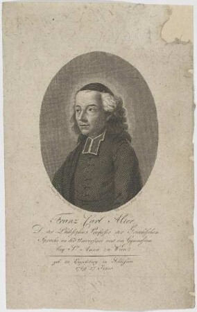 Bildnis des Franz Carl Alter