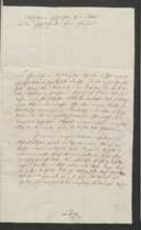 Brief von Alois von Frölich an Johann Jacob Kohlhaas an Regensburgische Botanische Gesellschaft