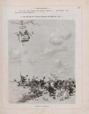 "Besuch des Landesfürsten im Ballon"