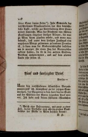 Fünf und funfzigster Brief. Berlin