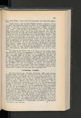 Verschwärung. Geschwüre.