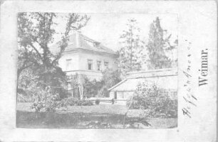 Weimar. Park an der Ilm (Goethepark). Ansicht mit Liszt-Haus