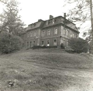 Groß Lübbenau. Schloss (erbaut wohl zwischen 1790/1800). Gartenansicht von Nordwesten