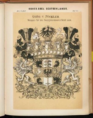 Taf. 72. Grafen v. Pückler.