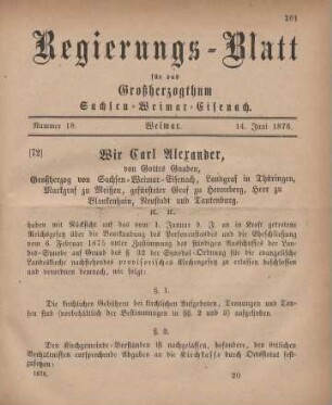 Nr. 18 : 14. Juni 1876