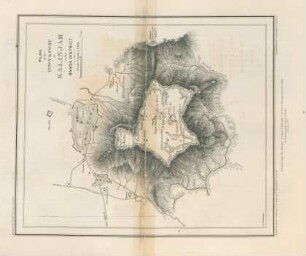 Plan of the town & fort of Kalinjar in the Banda District