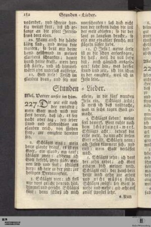 Stunden-Lieder.