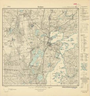 2339 (alte Nr.: 947) Krakow, Meßtischblatt (4cm - Karte)