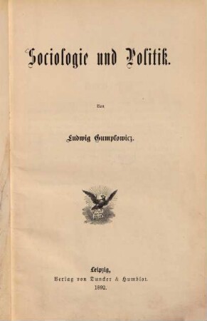 Soziologie und Politik