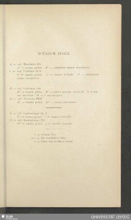 Notarum index