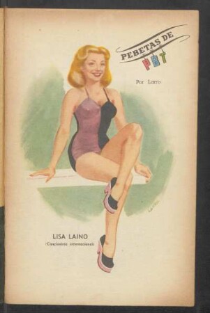 Lisa Laino (cancionista internacional) - [Dibujo] : Pebetas de PBT