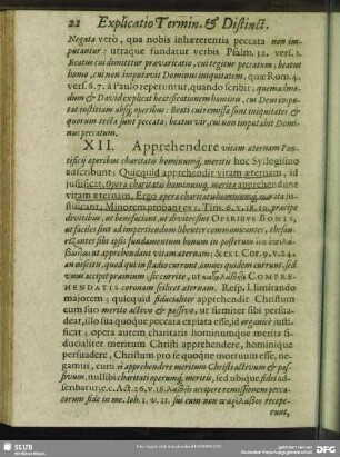 XII. Apprehendere vitam aeternam Ponfisicii operibus …