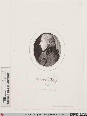 Bildnis Johann Hopff