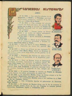 Recuerdos históricos