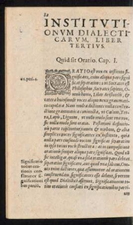 Institutionum Dialecticarum, Liber Tertius.