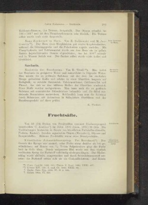 Fruchtsäfte.