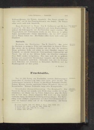Fruchtsäfte.