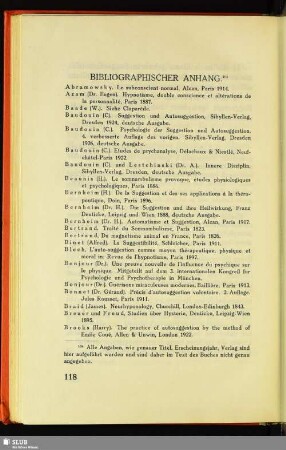 Bibliographischer Anhang