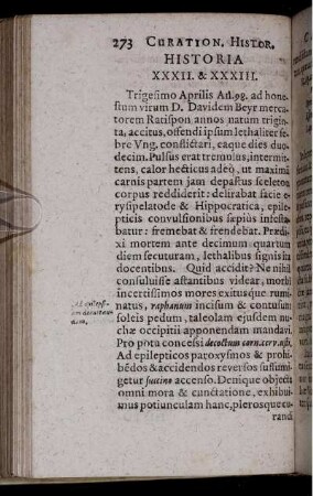 Historia XXXII. & XXXIII.