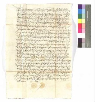 Linhart Beringer, genannt Stahl, Öhringen, Gefängnis; Siegel: Peter von Erenberg, Philipp von Berlichingen.