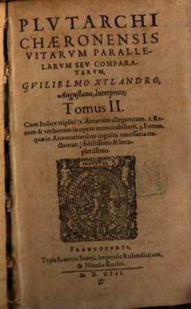 Vitae comparatae illustrium virorum. T. 2