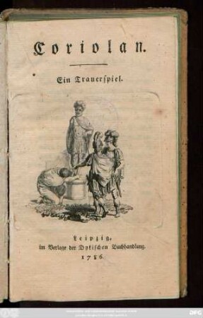 Coriolan : Ein Trauerspiel