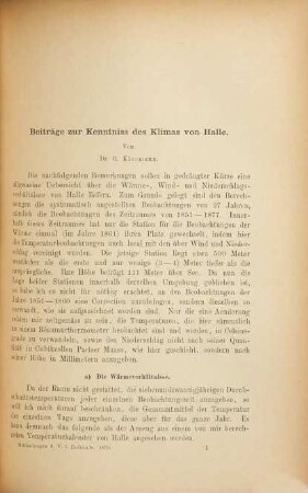 Mitteilungen des Vereins für Erdkunde zu Halle a.d.S : zugl. Organ des Thüringisch-Sächsischen Gesamtvereins für Erdkunde. 1879