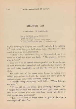Chapter VIII. Farewell to Nagasaki