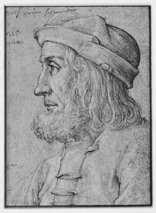 Skizzenbuch — Bildnis des Schneiders Paul Grim, Folio 82verso