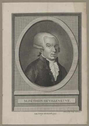 Bildnis des Jérôme Pétion de Villeneuve