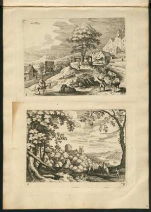 29r-30v, Aus einer Serie: Bezeichnete Landschaften aus der Schweiz und Deutschland (?)