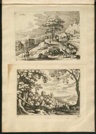 29r-30v, Aus einer Serie: Bezeichnete Landschaften aus der Schweiz und Deutschland (?)