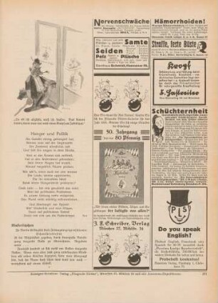 "So oft ich abzähle, muß ich laufen."