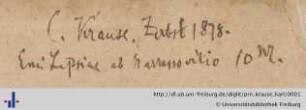 [Provenienz]: Krause, Karl
