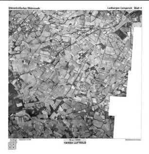 Ladbergen - Lengerich Bl.4, Gauß-Krüger-Koordinaten: Rechtswert: 3416, Hochwert: 5778