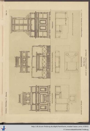 Blatt 64. Herrenzimmer (siehe Blatt 67/68).