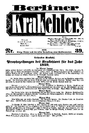 No 39.: No 39, 1848
