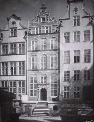 Fassade des Bürgerhauses Frauengasse 36 in Danzig