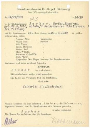 Bacher, Martha