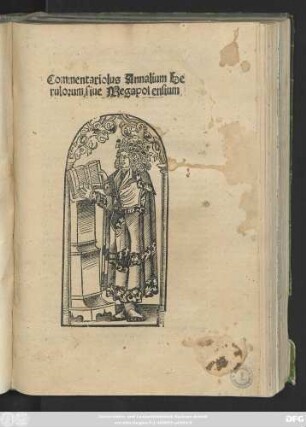 Commentariolus Annalium He||rulorum, siue Megapolensium ||