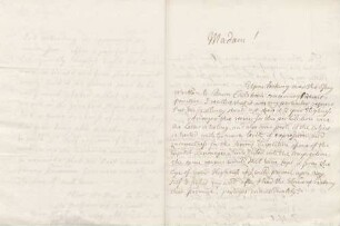Peter Perez Burdett an Karoline Luise von Baden (Rastatt)