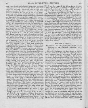 Lohmann, F.: Neue Erzählungen. Magdeburg: Creutz 1823