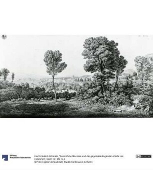 "Ansicht von Messina und der gegenüberliegenden Küste von Kalabrien"