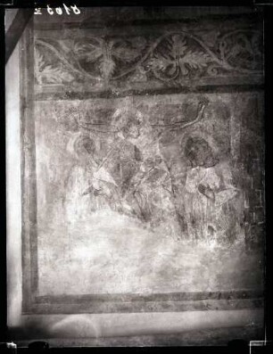 evangelische Kirche; aufgedecktes Wandbild, Detail