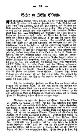 Gebet zu JEsu CHristo