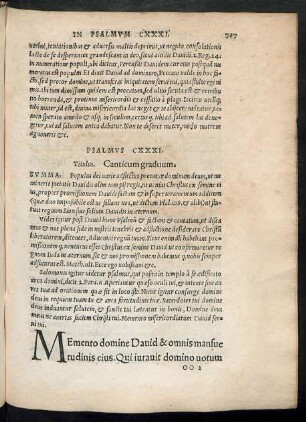 Psalmus CXXXI. - Psalmus CXL.
